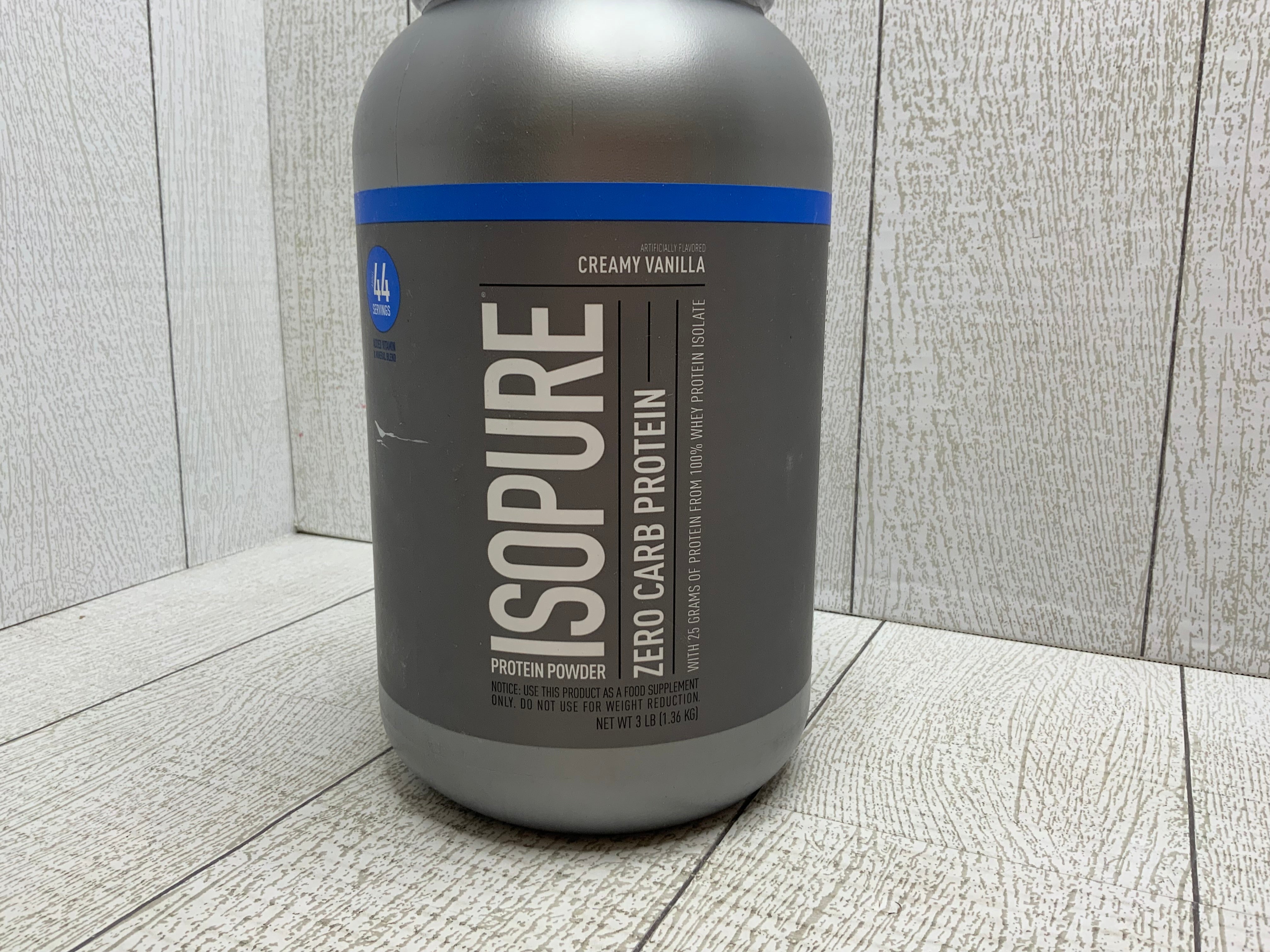 Isopure Creamy Vanilla Whey Isolate Protein Powder with Vitamin C & Zinc (8047076049134)